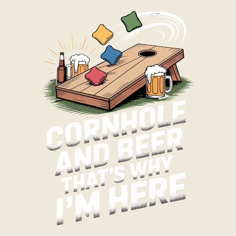 Cornhole und Bier