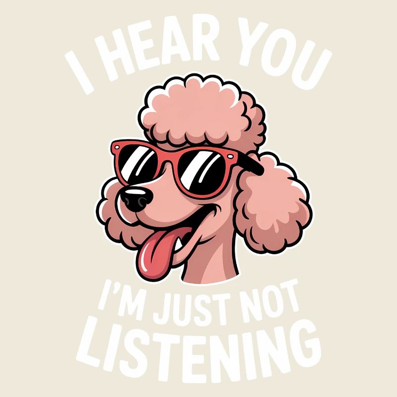 Paroles de caniche Caniche Cadeau drôle de caniche