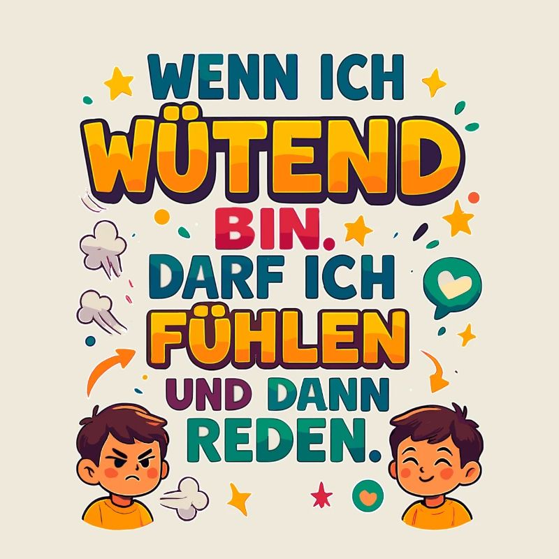 When I'm angry: feel, then talk
