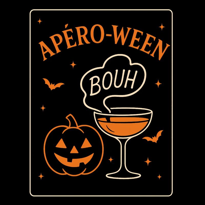 Apéro-ween Citrouille Humour