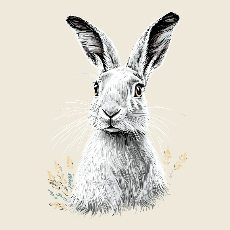 Mountain Rabbit Arctic Hare Albino Rabbit White Rabbit