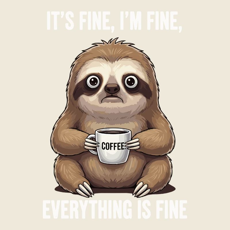 Ça va, ça va, humour de paresseux de café