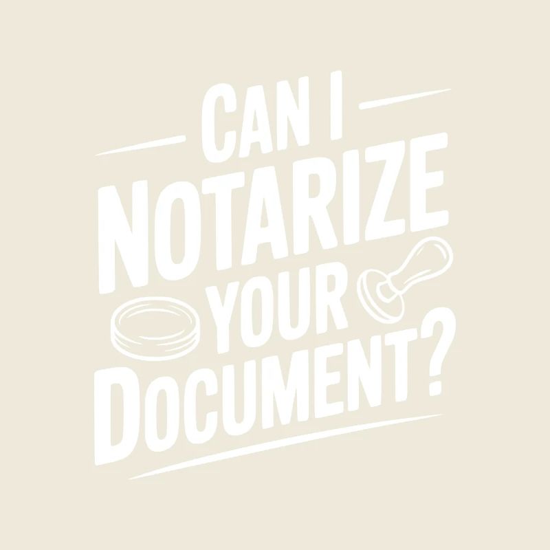 Can I Notarize Your Document?