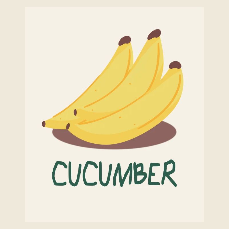 Concombre Banana – Jeu de mots amusant