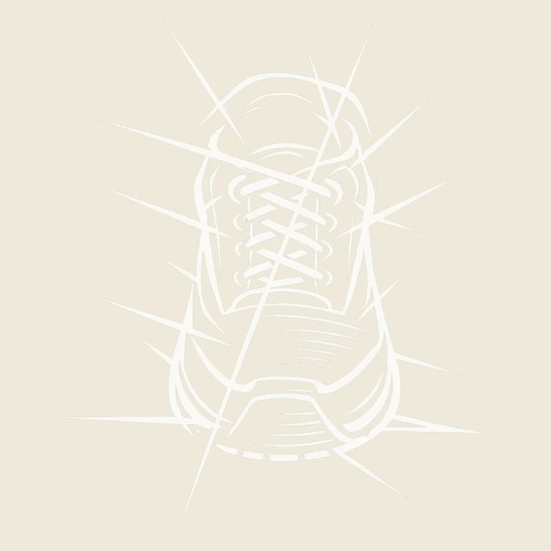 Run Through Pain – Spike Shoe Illustration