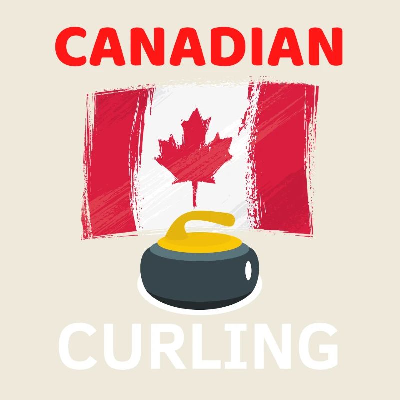 Curling et Drapeau Canadien