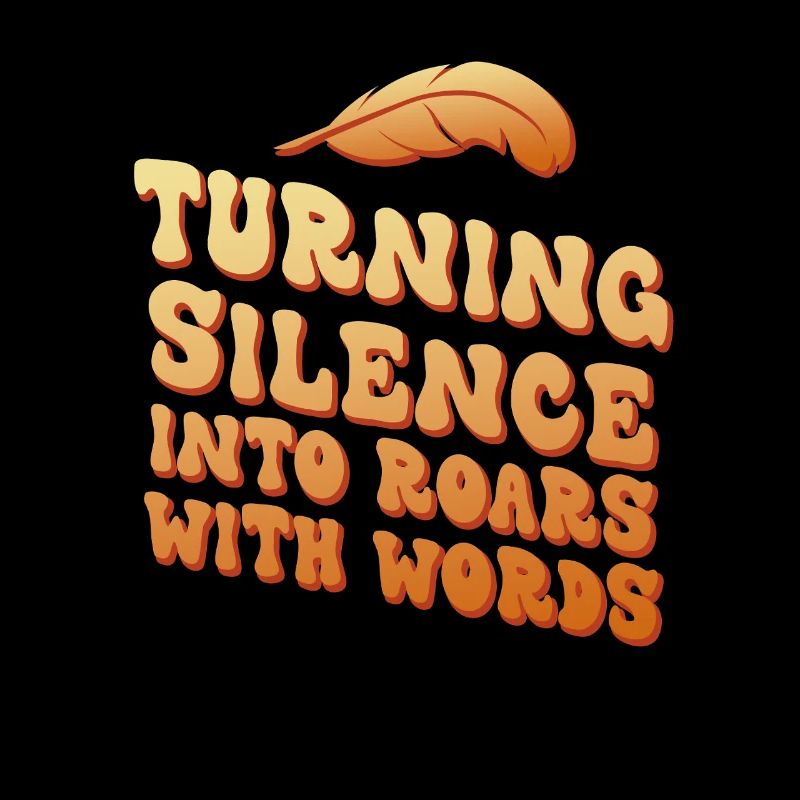 Turning Silence Into Roars Typography