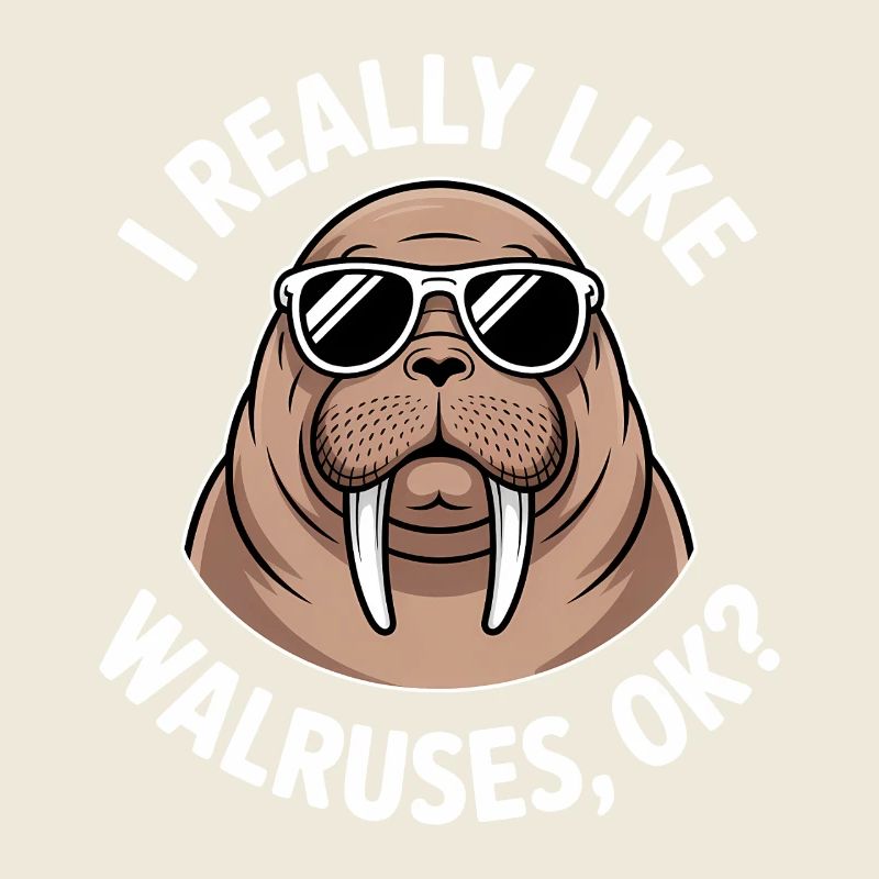 Walross Spruch Walrosse Lustiges Walross Geschenk 