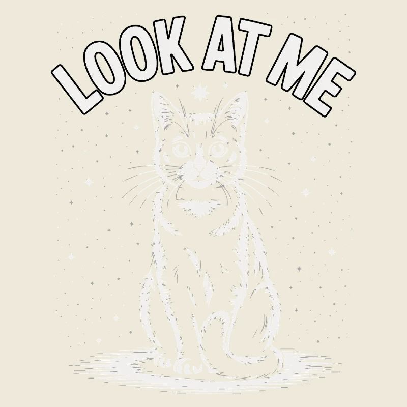 Regarde-moi - Ciel étoilé de chat