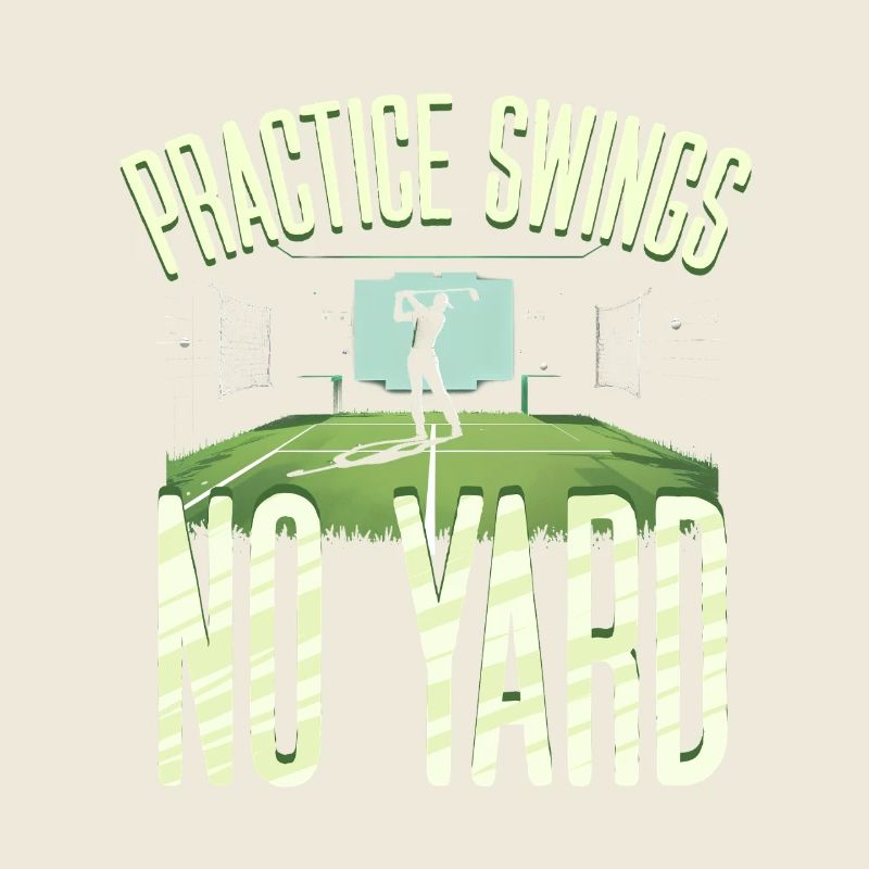 Golfsimulator Practice Swings No Yard