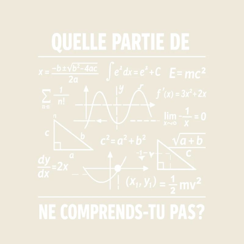 Prof De Maths Humour Cadeau Mathématicien Drôle