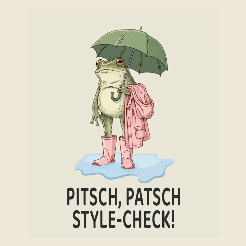 Cool frog in style check