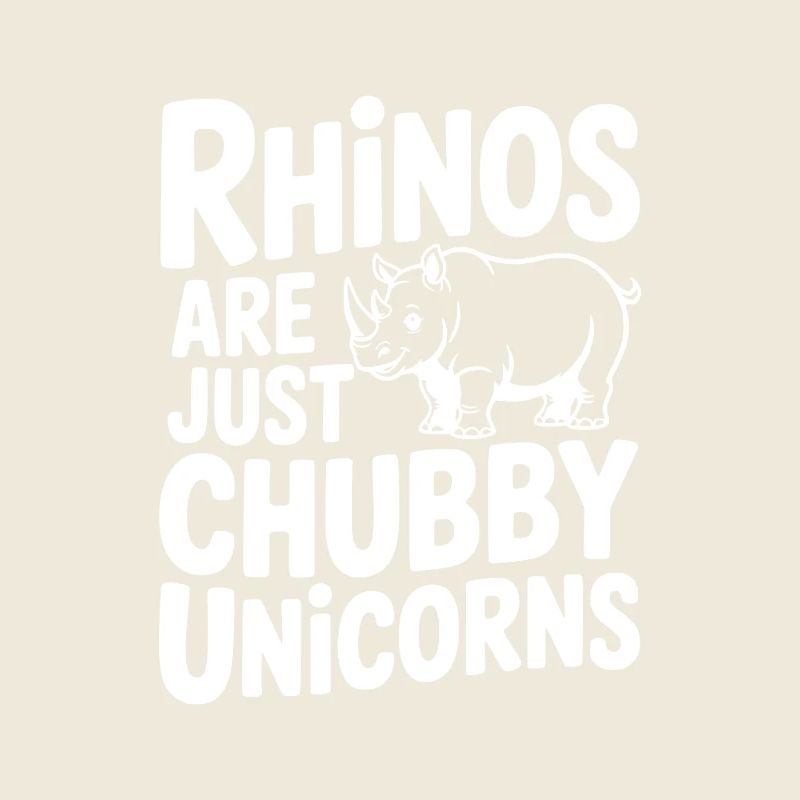 Nashörner sind einfach pummelige Einhörner