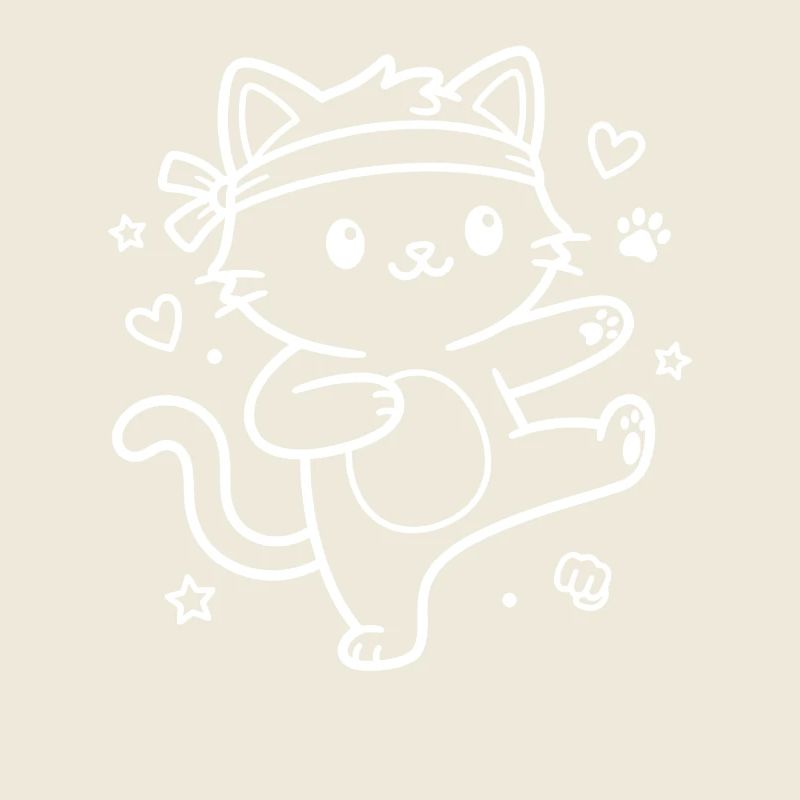 Karate Kawaii Katze