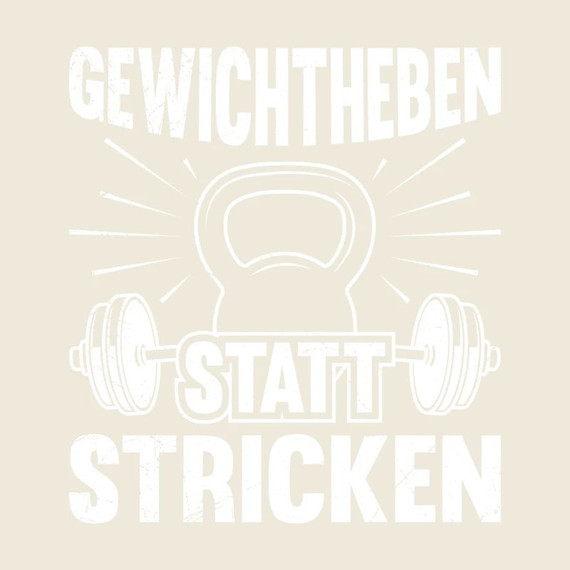 WEIGHTLIFTING INSTEAD OF KNITTING Fun