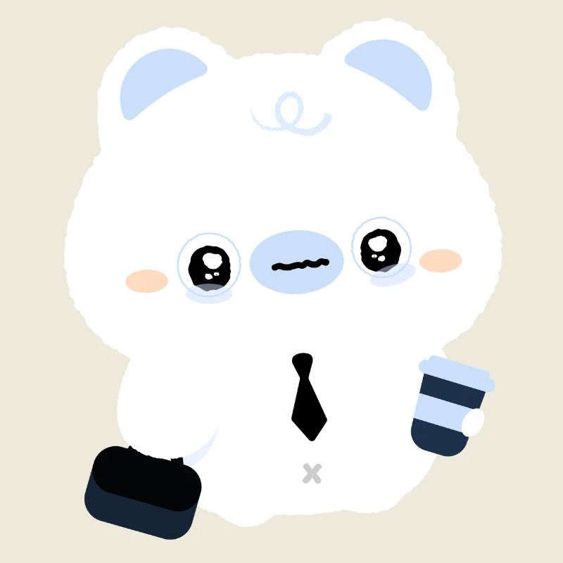 Tired Polar Bear Coffee