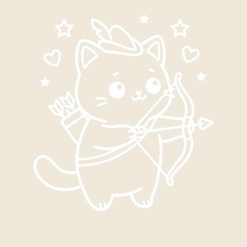 Kawaii Cat Archer