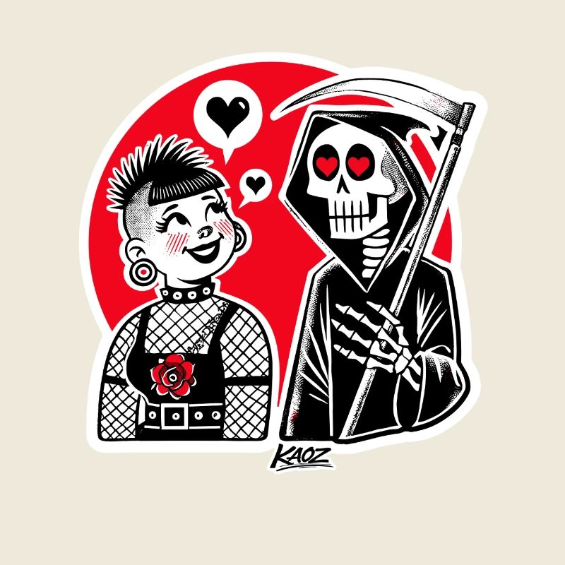 Love meets Grim Reaper – Punk Duo