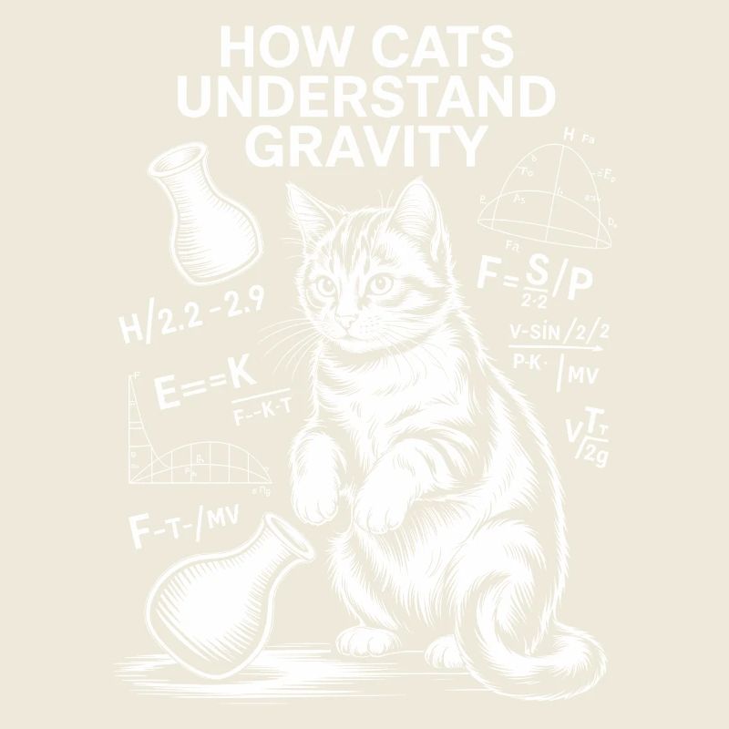 Physik Katzen Sprüche Mathe Witz Physik Geschenk