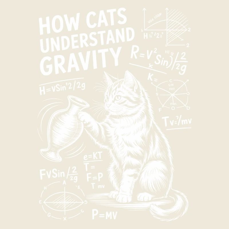 Physik Katzen Sprüche Mathe Witz Physik Geschenk