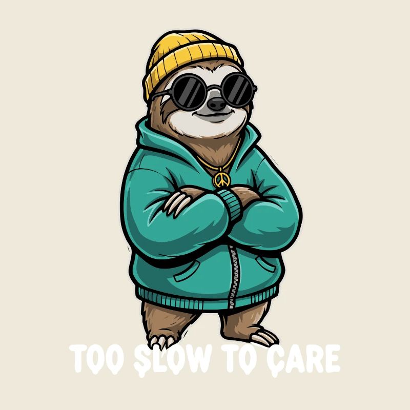 Too Slow To Care Sloth