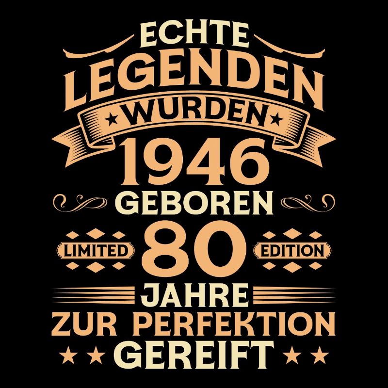 80th Birthday 1946 Vintage Legend Gift