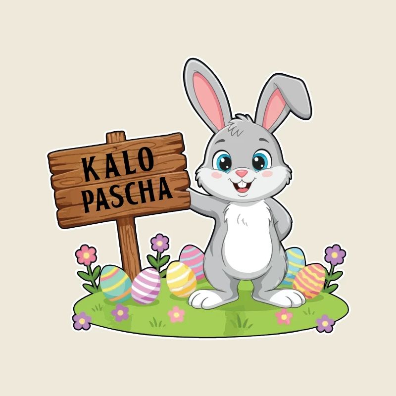 Pâques grec Kalo Pascha Joyeuses Pâques