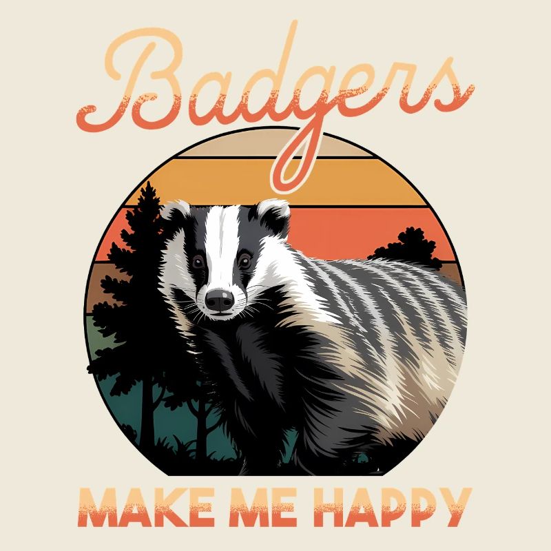 Funny Animal Badger