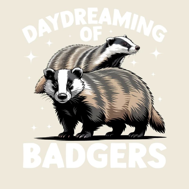 Funny Animal Badger