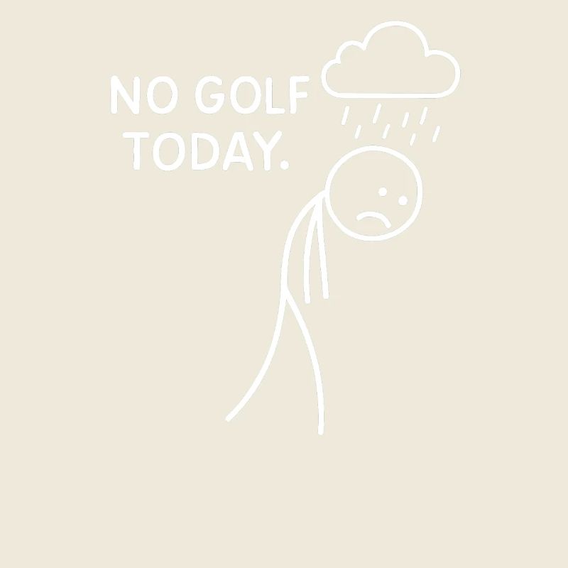 No Golf Today Golfer Gift Idea Golfer