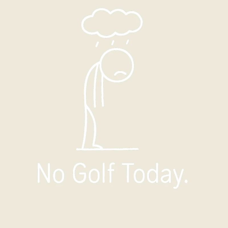No Golf Today Golfer Gift Idea Golfer