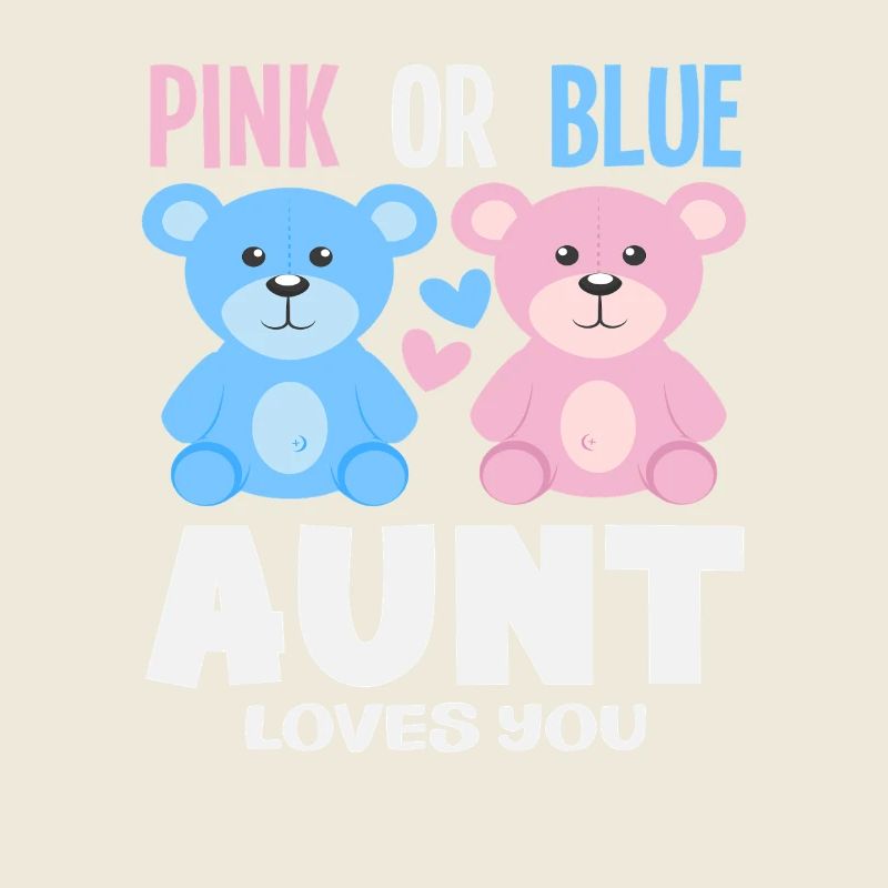 Pink Oder Blau Tante Liebt Dich