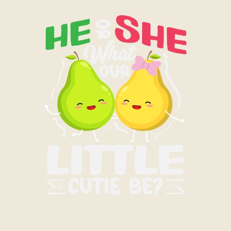 Er Oder Sie Kleiner Schatz Birnen Gender Reveal