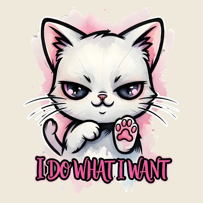 Vilain chat, je fais ce que je veux.