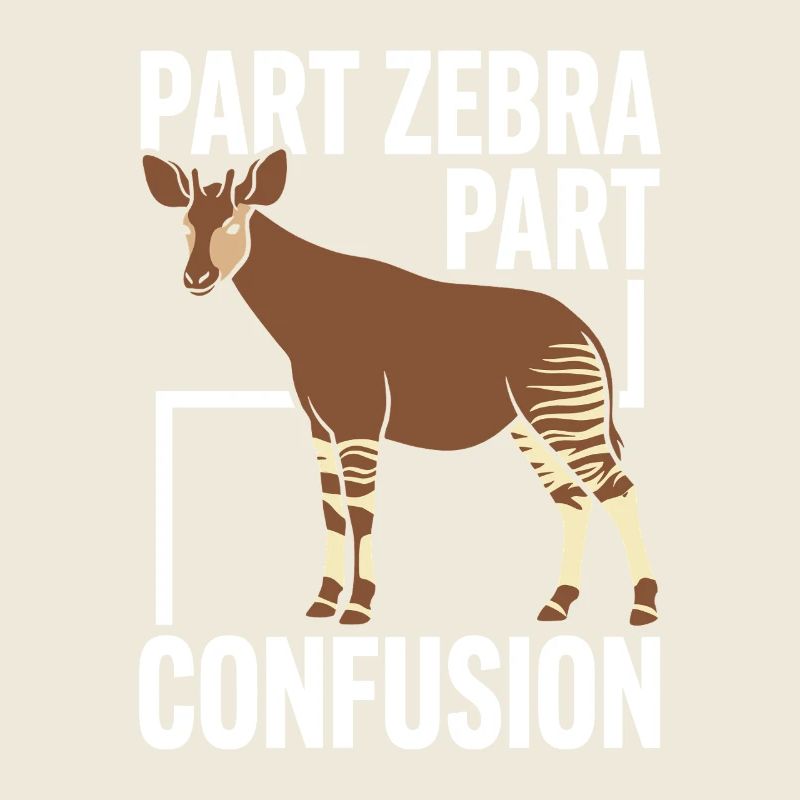 Okapi-liebhaber Okapi-tier Seltene Tierweltliebe