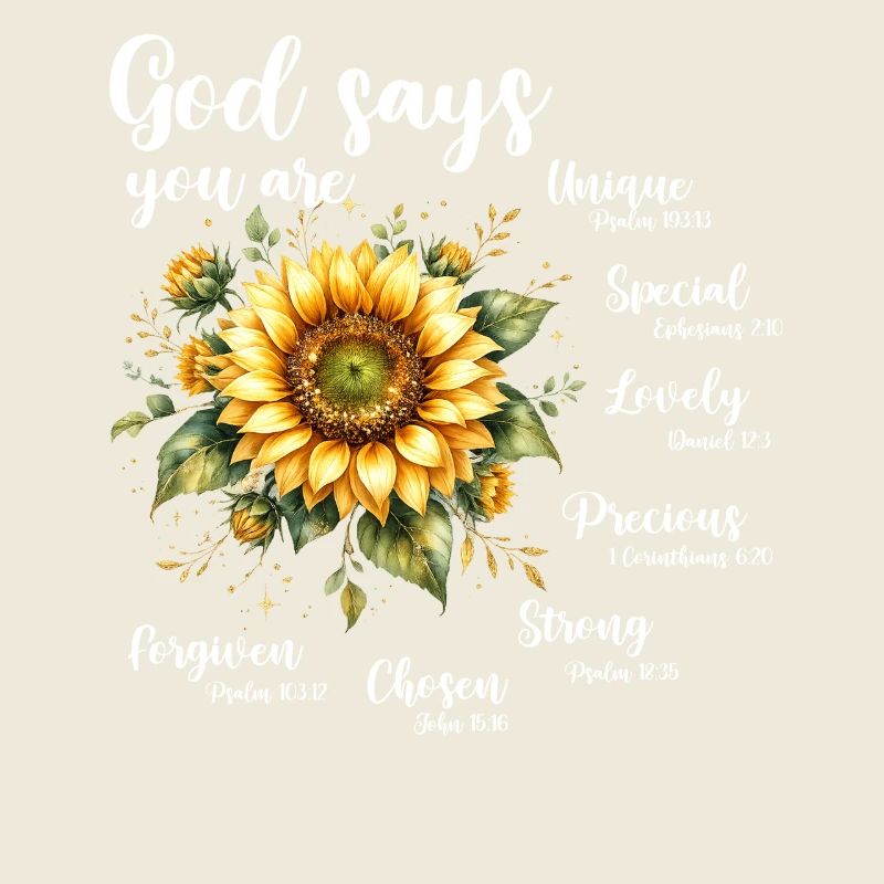 La foi chrétienne du tournesol prie Jésus