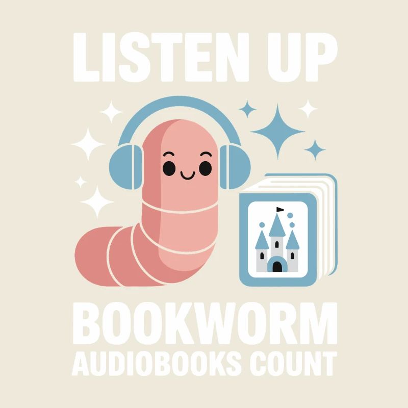 Bookworm Audiobook Fans Relaxed Reader Moments