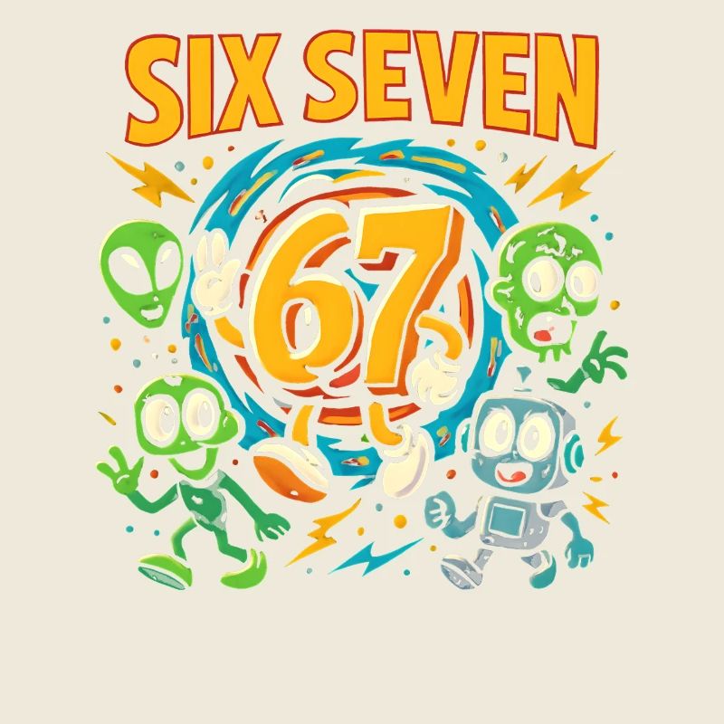Six Seven 67 Italian Brainrot Nerd Humor Funny