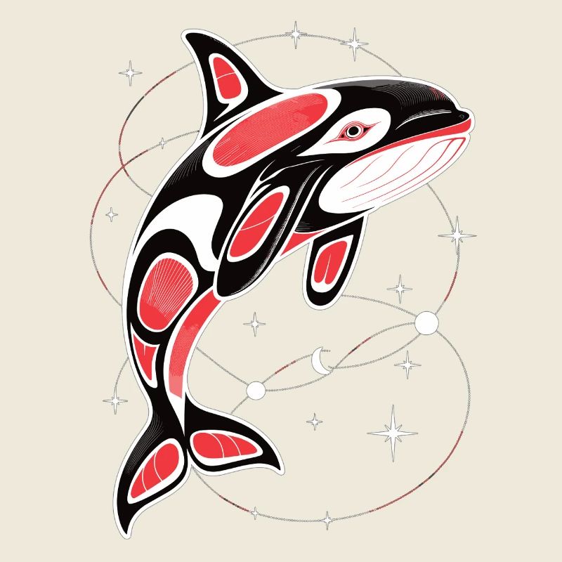 Orca T-Shirt Killerwal Wal