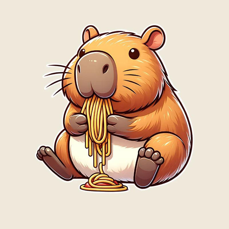Pâtes à capybara
