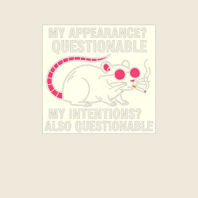 Questionable appearance rat