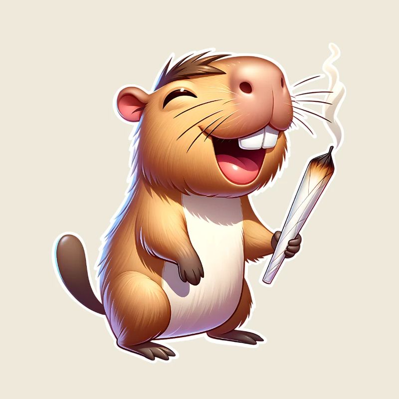 Mauvaise herbe de la capybara