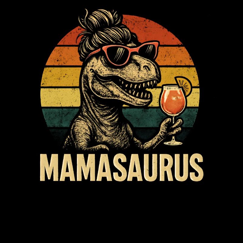 Mamasaurus Mama Mutter Geschenkidee Humor Lustig