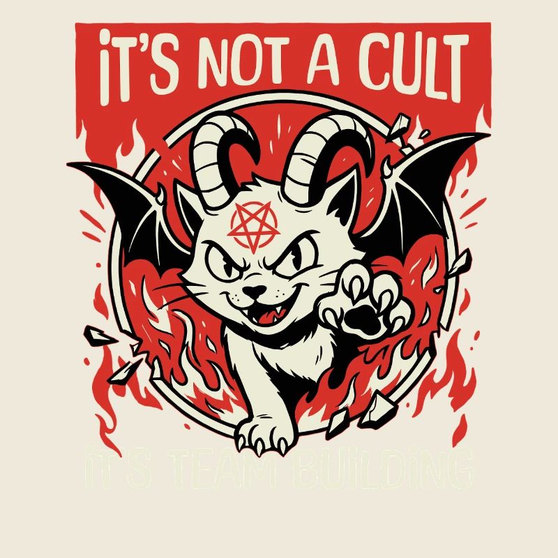 Ce n’est pas un chat noir drôle de secte