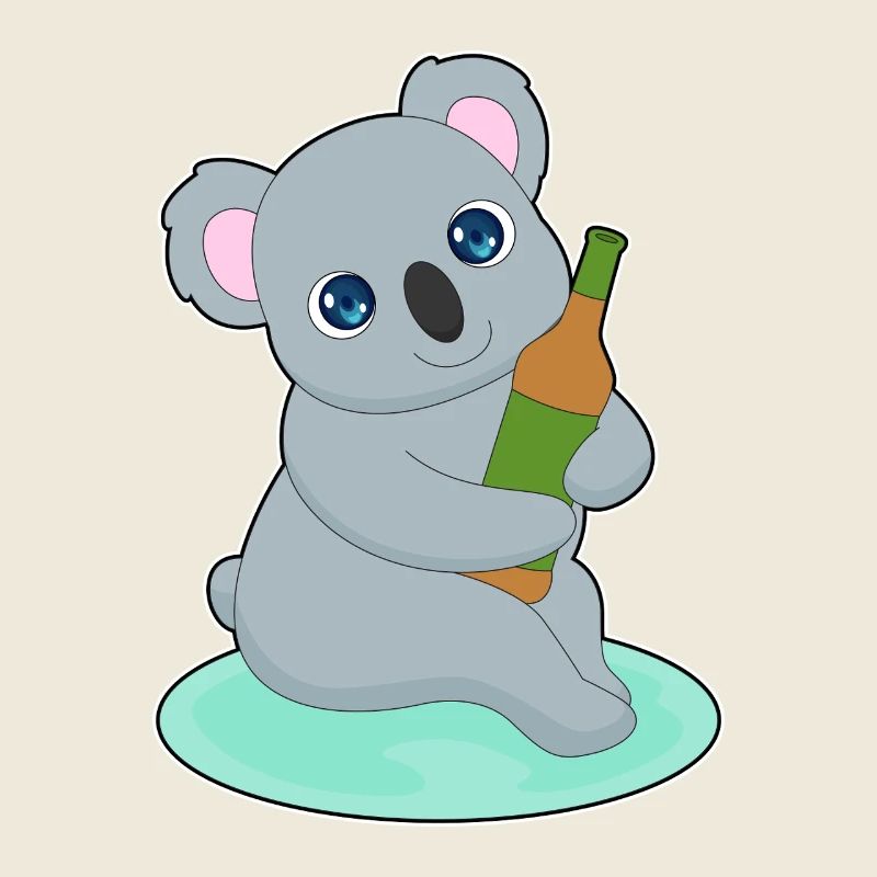 Koala Flasche Bier