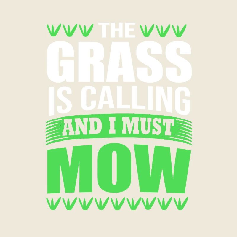 Lawn mower lawn (meadow)