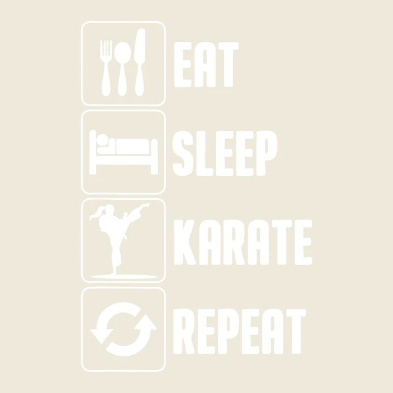 Eat Sleep Karate Repeat