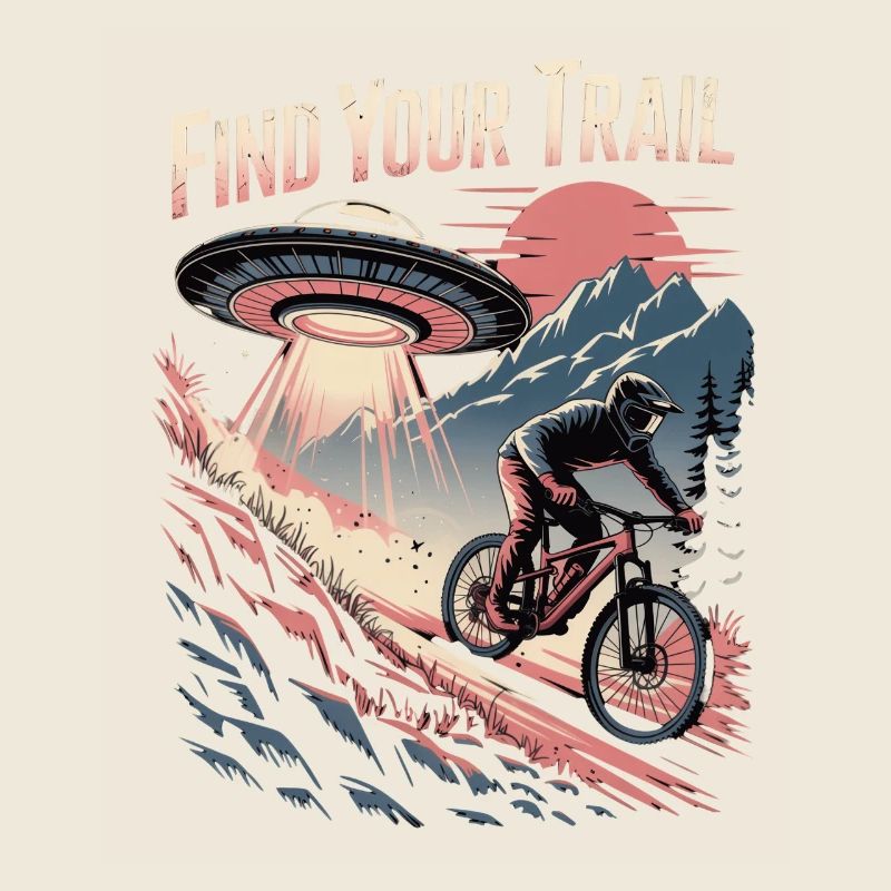 VTT, Descente, Action du cyclisme