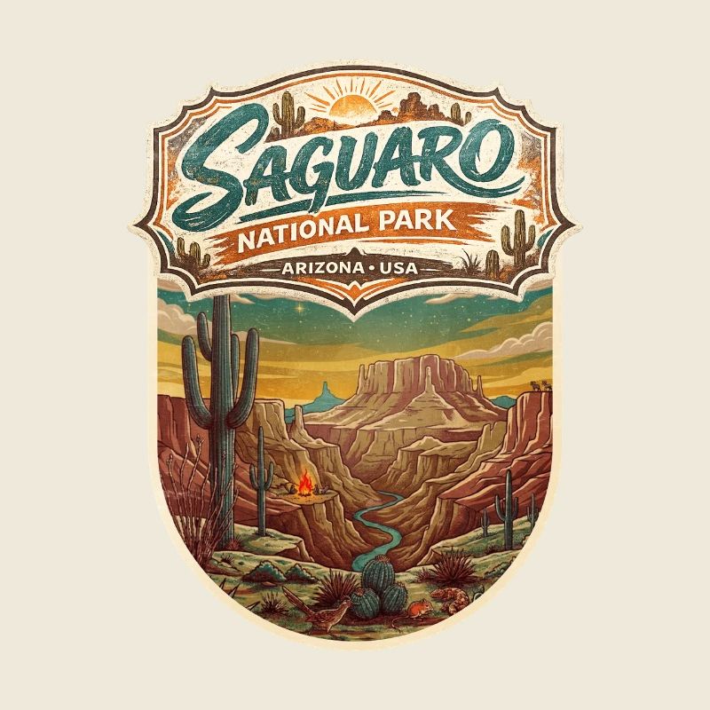 Patch ancien du parc national de Saguaro