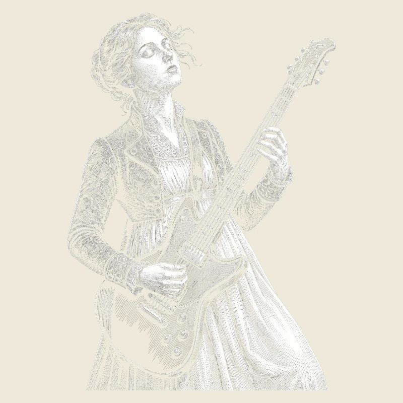 Jane Austen spielt Gitarre